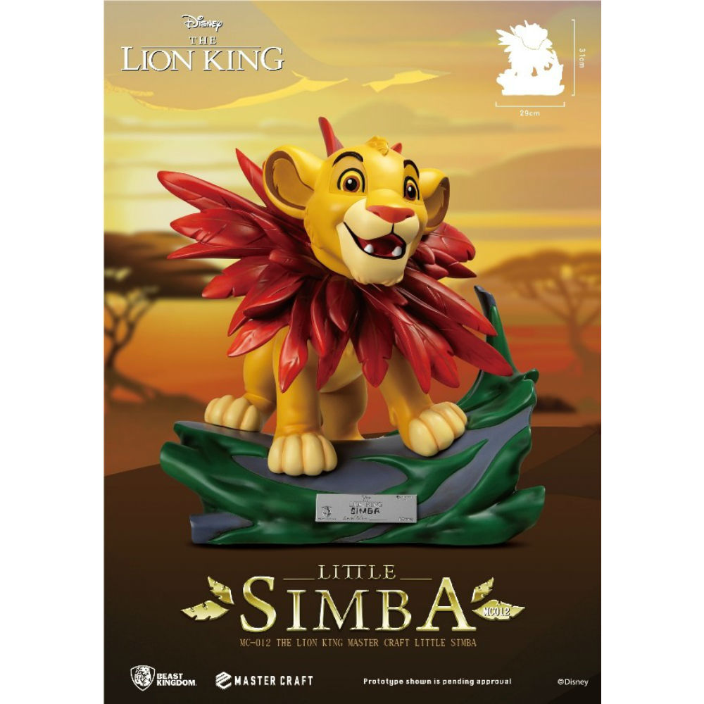 Disney - The Lion King Master craft little Simba statue 31 cm
