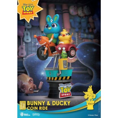 Disney Coin Ride series Beast Kingdom PVC Diorama Bunny Ducky