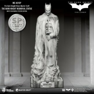 Batman The Dark Knight Master craft statue Rise Memorial Batman Beast Kingdom White Marble Edition
