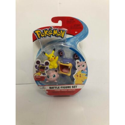 Pokémon Battle mini figures Nintendo Pikachu Loudred Jigglypuff