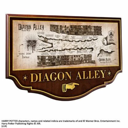 Harry Potter diagon alley wall plaque movies