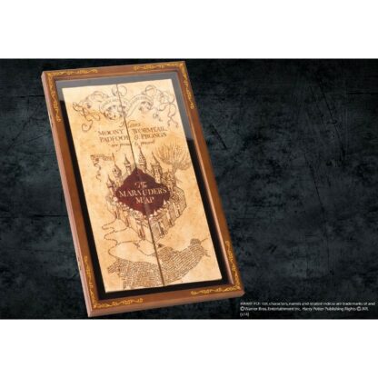 Harry Potter Marauder's Map Display case Movies The Noble Collection