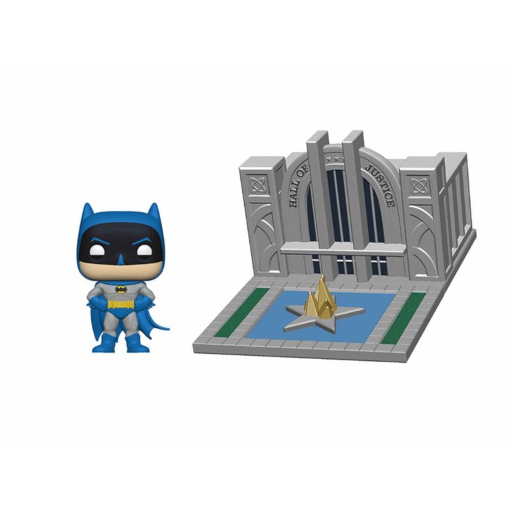 Batman - 80th Funko Pop Batman & Hall of Justice 9 cm
