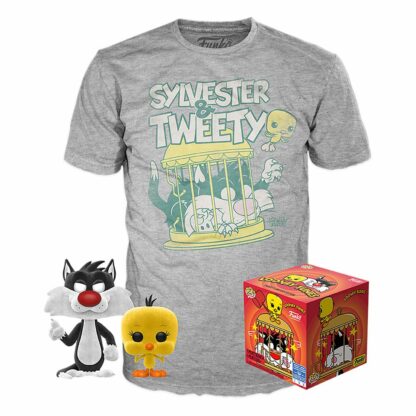 Looney Tunes Funko Pop Tee Box Sylvester Tweety