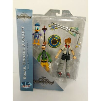 Kingdom Hearts Roxias Goofy Donald Duck Diamond Select Toys