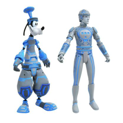 Kingdom Hearts select action figures Goofy Tron 2-pack