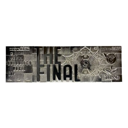Replica Quidditch World Cup ticket limited edition silver plated
