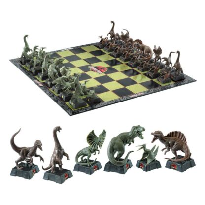 Jurassic Park Chess Set Dinosaurs movies Noble Collection