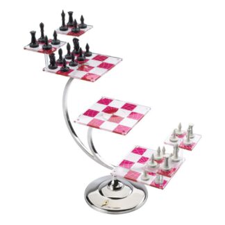 Star Trek Tri-Dimensional Chess set movies Noble Collection