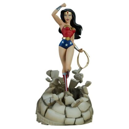 DC animated series Wonder Woman statue collection Sideshow animated series