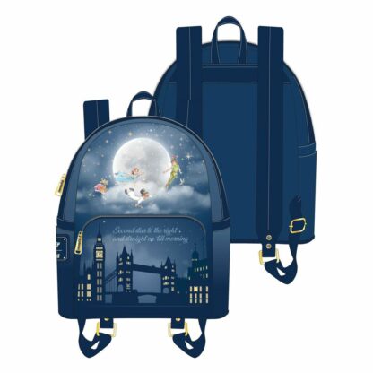 Disney Loungefly backpack peter pan Second Star Glow