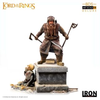 Lord Rings Deluxe BDs art scale statue Gimli