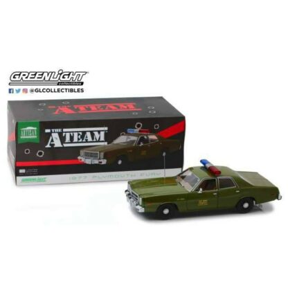 A-Team Diecast Model Plymouth Army Police Colonel Roderick Decker