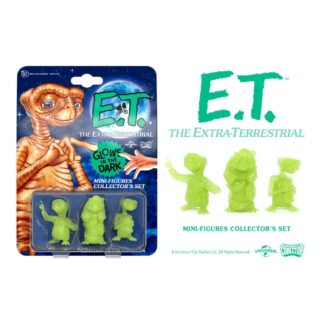 E.T. Collector's set mini figures glowing edition