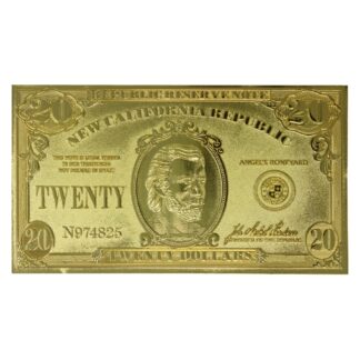 Fallout New Vegas Gold Plated Limited Edition Replica Bill
