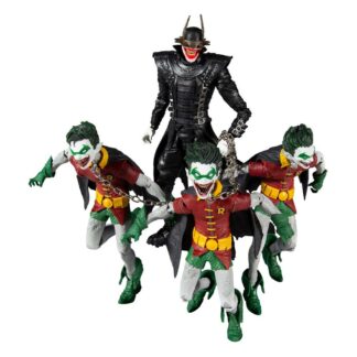 DC Comics action figure Multipack Batman Laughs Robins Earth