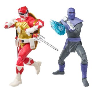 TMNT Power Rangers Lightning Collection action figures Foot Soldier Tommy Morphed Raphael