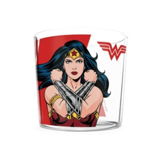 DC COmics Wonder Woman glass