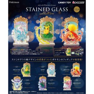 Pokémon Stained Glass Collection Complete Candy Toy Chewing Gum