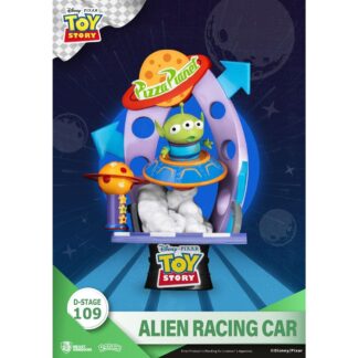 Toy Story D-stage PVC Diorama Alien Racing Car Closed Box