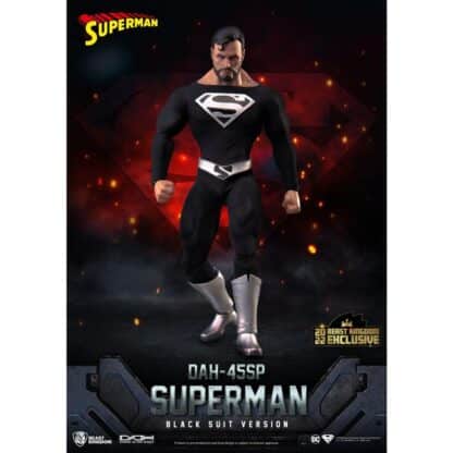 DC Comics Dynamic 8ction Heroes action figure Superman Black suit