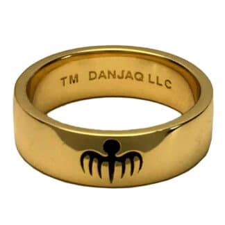 James Bond replica Blofeld's Number 1 ring sterling silver gold plated
