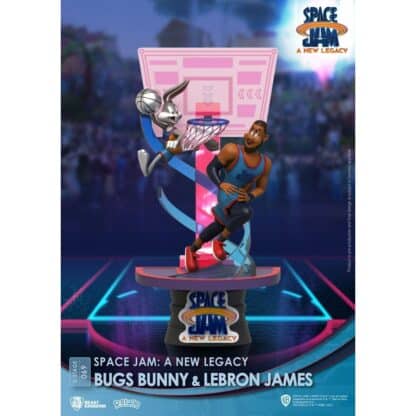 New Legacy Space Jam PVC Diorama Bugs Bunny Lebron James Standard Version