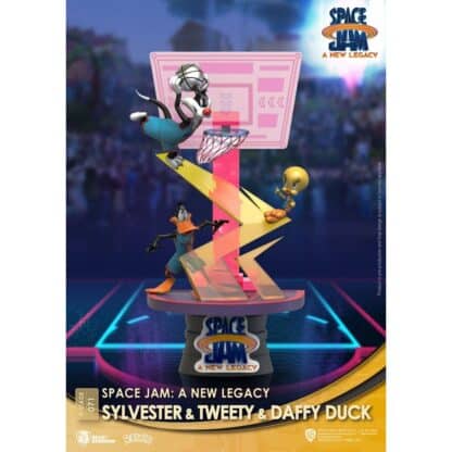 Space Jam New Legacy D-stage PVC Diorama Sylvester Tweety Daffy Duck Standard version
