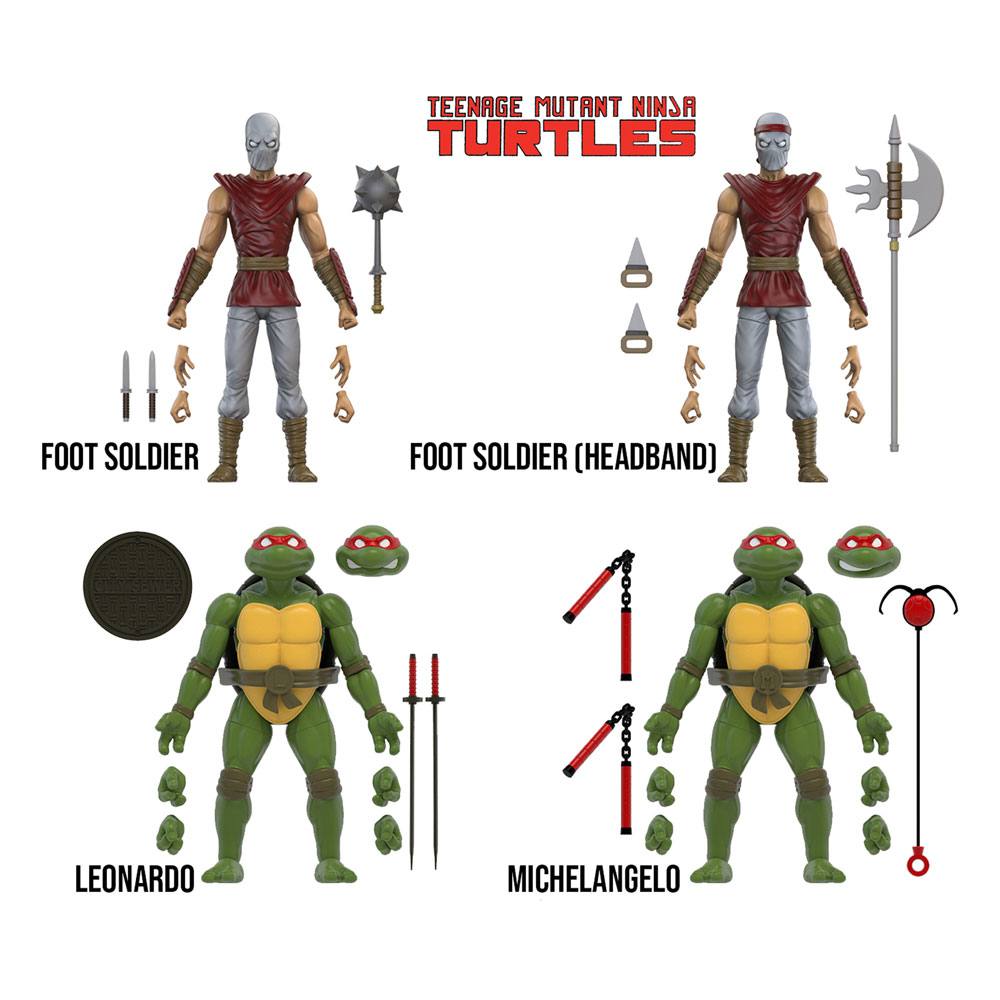 Teenage Mutant Ninja Turtles Action figure 4-pack Foot Soldiers Turtles Exclusive