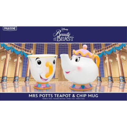 Beauty Beast Mrs Potts Tea Pot Chip Mug Gift Set