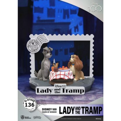 Disney 100th Anniversary D-stage PVC Diorama Lady Tramp