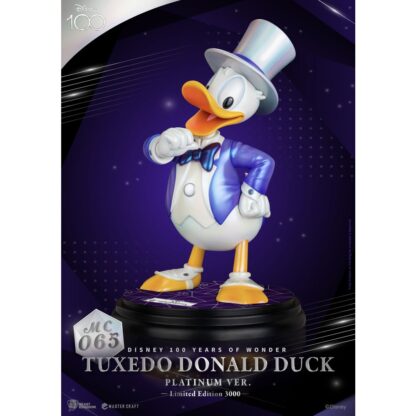 Donald Duck Master Craft Statue Platinum Version Tuxedo