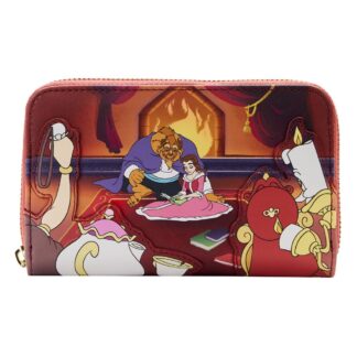 Disney Loungefly Wallet portemonnee Beauty beast Fireplace Scene