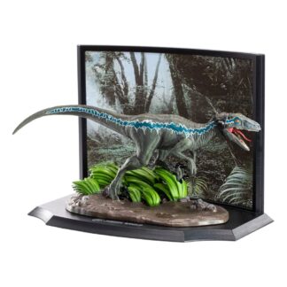 Jurassic Park toyllectible treasure statue Velociraptor Blue Recon
