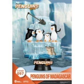 Penguins Madagfascar D-stage PVC Diorama Skipper Kowalski Rico