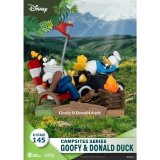 Disney D-stage Campsite Series PVC Diorama Goofy Donald Duck