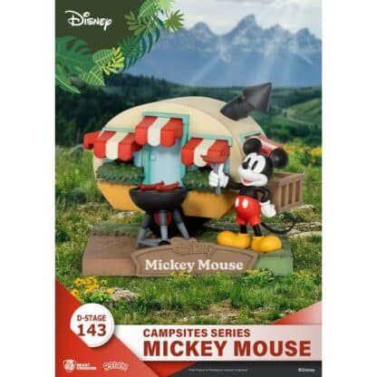 Disney D-stage Mickey Mouse Campsite PVC Diorama