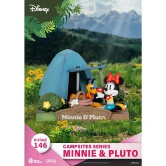 Disney D-stage Campsite PVC Diorama Mini Pluto