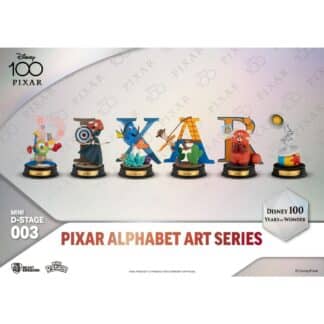 Disney Mini Diorama 6-pack 100 Years Wonder Pixar-Alphabet Art
