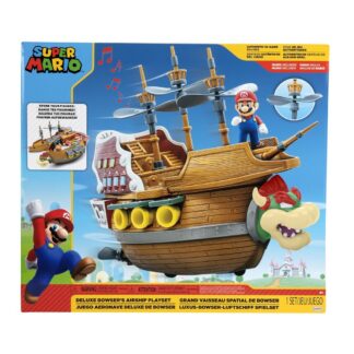 World Nintendo Super Mario Deluxe Bowser Ship playset