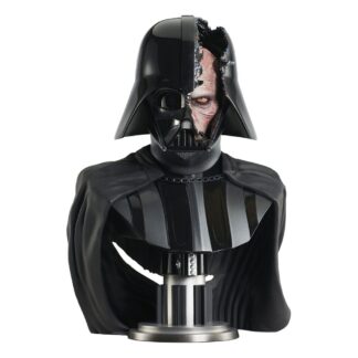 Star Wars Obi-Wan Kenobi Legends 3D Bust Darth Vader Damaged Helmet