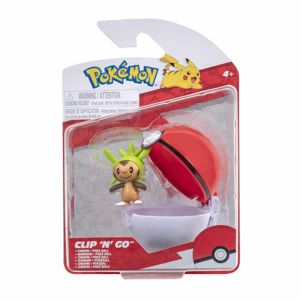 Pokémon Clip'n'Go Chespin Poké Ball Nintendo