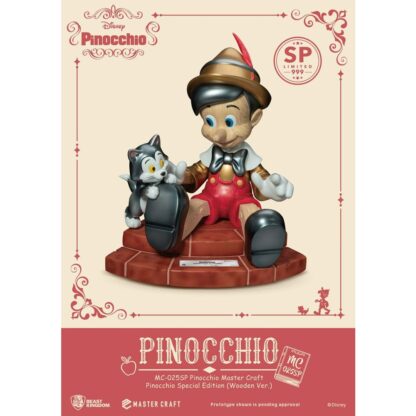 Disney Master Craft Statue Pinocchio Wooden Version Special Edition