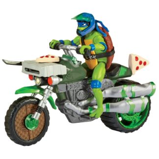 Mutant Mayhem Drive Kick Cycle Leonardo action figure Turtles