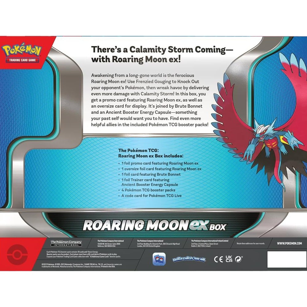 Pokémon Roaring Moon Promo Box Nintendo Trading card company