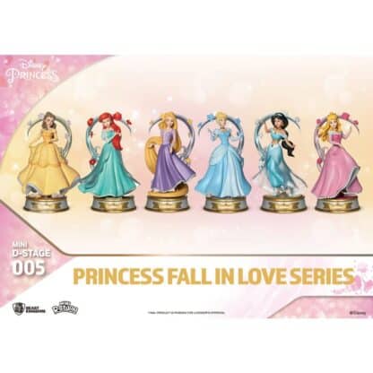 Disney Mini Diorama Stage Princess Fall Love Series