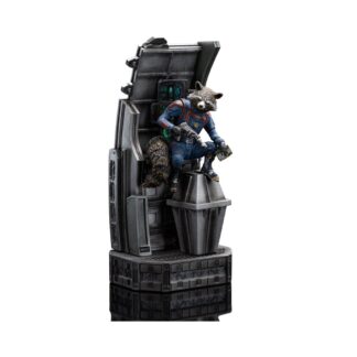 Marvel Deluxe Scale Statue Guardians galaxy Rocket Racoon