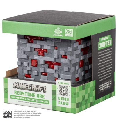 Minecraft Relpica Illuminating Redstone Ore Cube