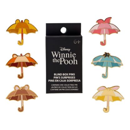 Disney Loungefly Enamel Pin Winnie Pooh Friends Umbrella