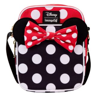 Disney Loungefly Passport Bag Minnie Rocks Dots